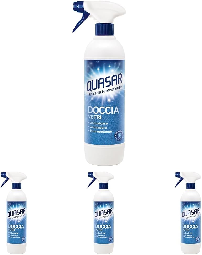Quasar Doccia Vetri - Confezione da 4 bottiglie